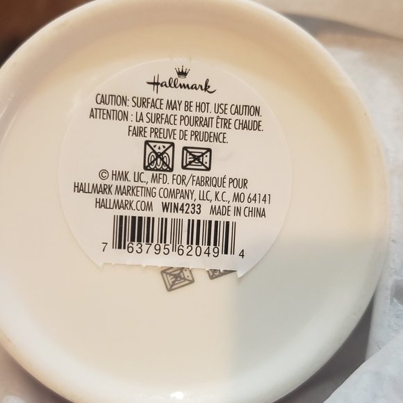 Nwot Hallmark Ceramic Mug with Gold Crown Top - Picture 3 of 3